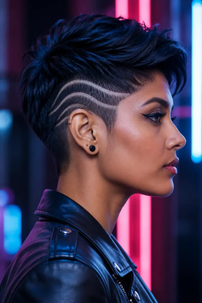 18. The Bold Undercut with Design