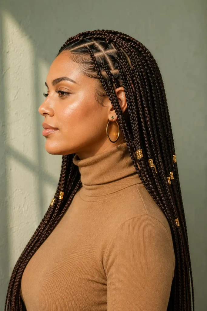 2. Knotless Box Braids