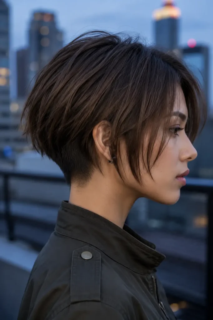 20. Choppy Bob with Fringe