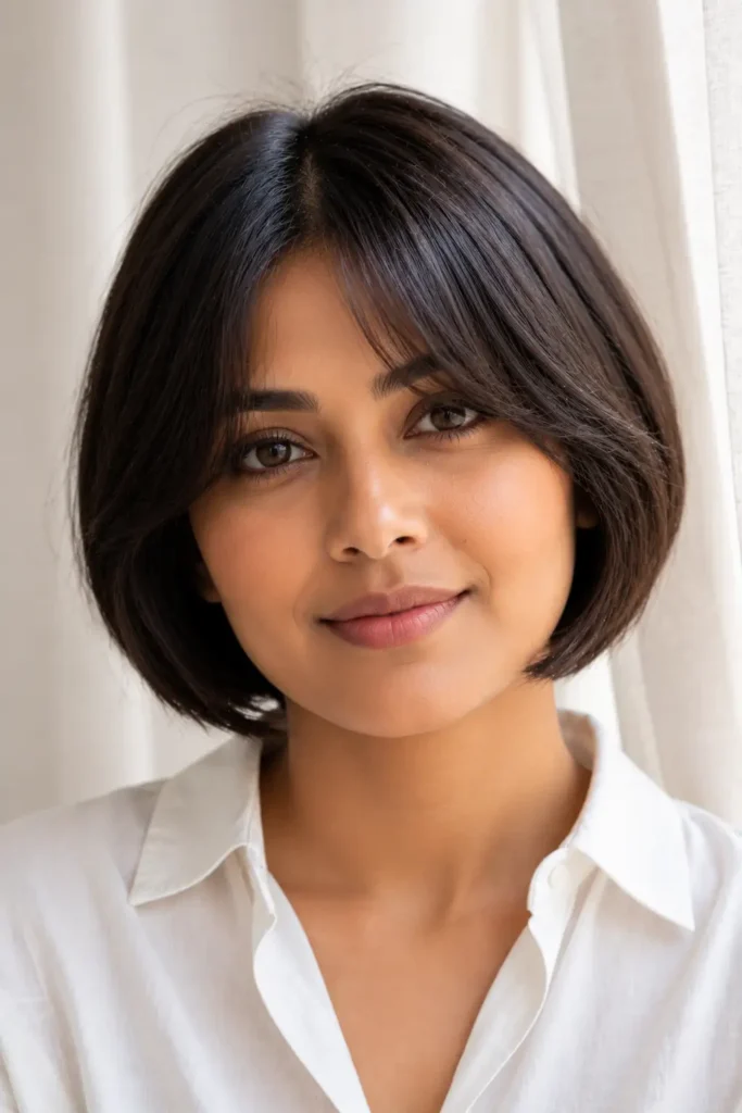 Short Bob Hairstyles for Thin Fine Hair 22 20. Sleek Bob with Shine Gloss