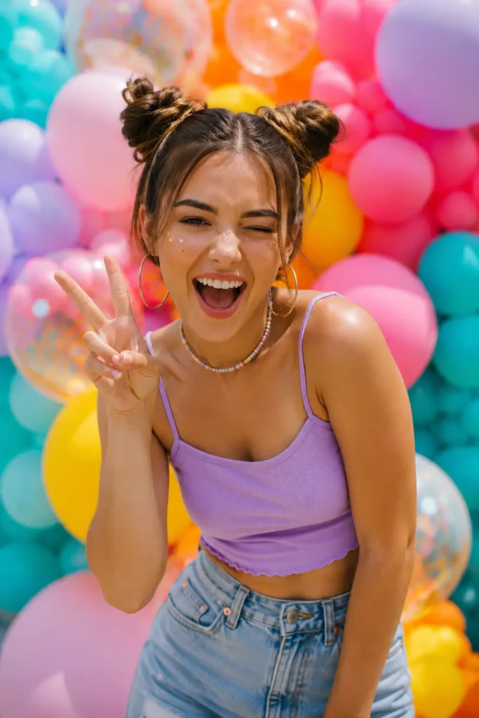 20.Space buns