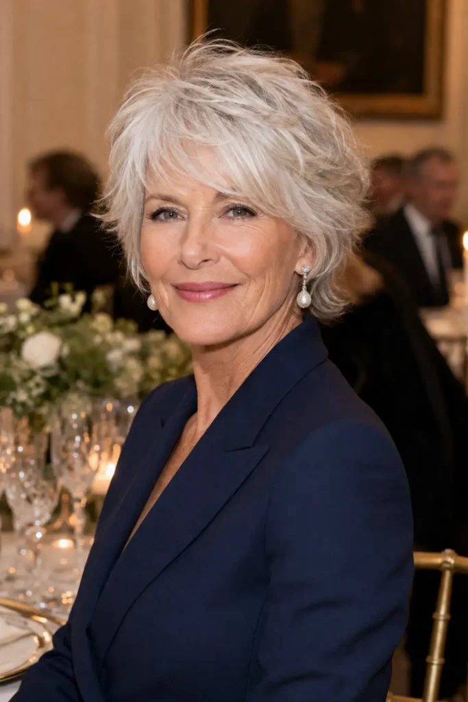 Short Shag Haircuts for Women Over 60 23 21.Polished Short Shag Haircuts for Women Over 60