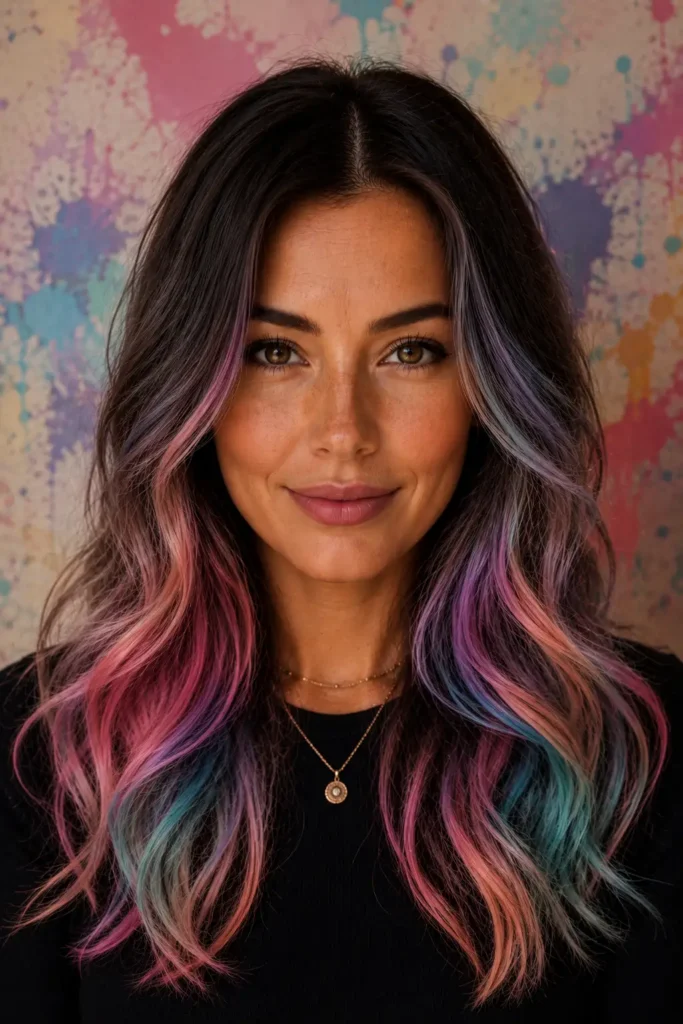 24. Fun and Funky Hair Color Ideas