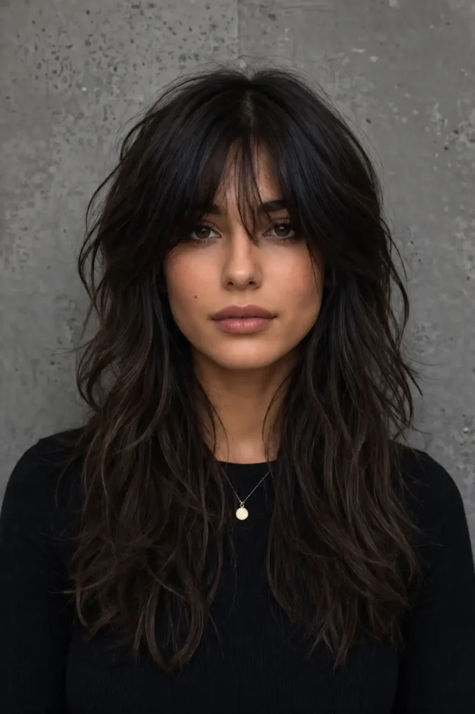 3. Long Shag Haircut