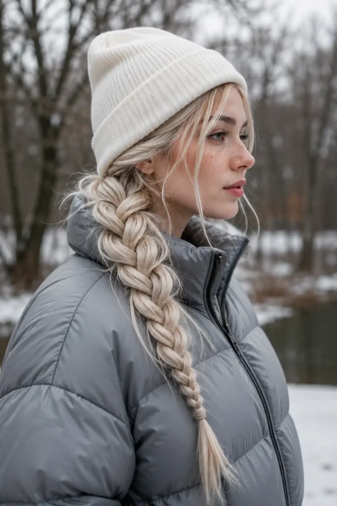 3. Thick side braid