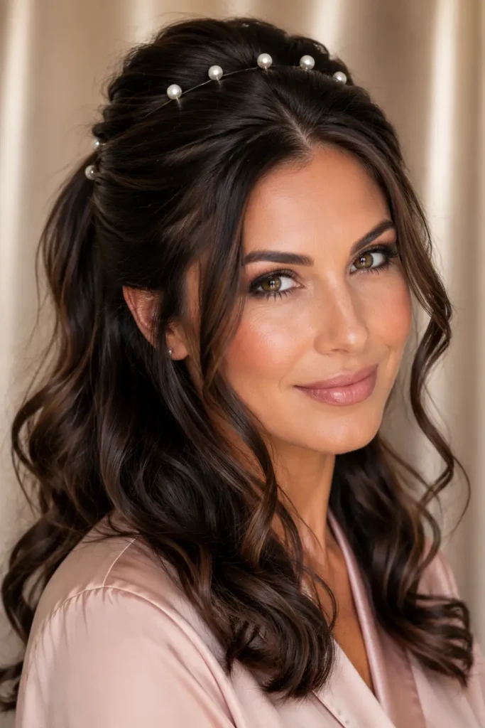 4. The Top Knot Half Up