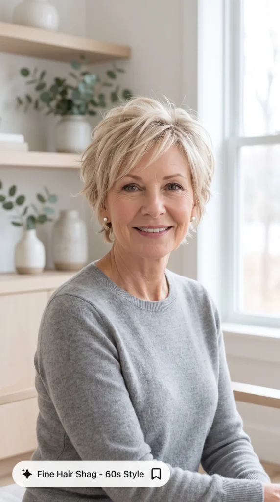 Short Shag Haircuts for Women Over 60 6 4 Prompt 4 Piecey Short Shag Haircut Women With Fine Woman with short shag haircut 202607070810