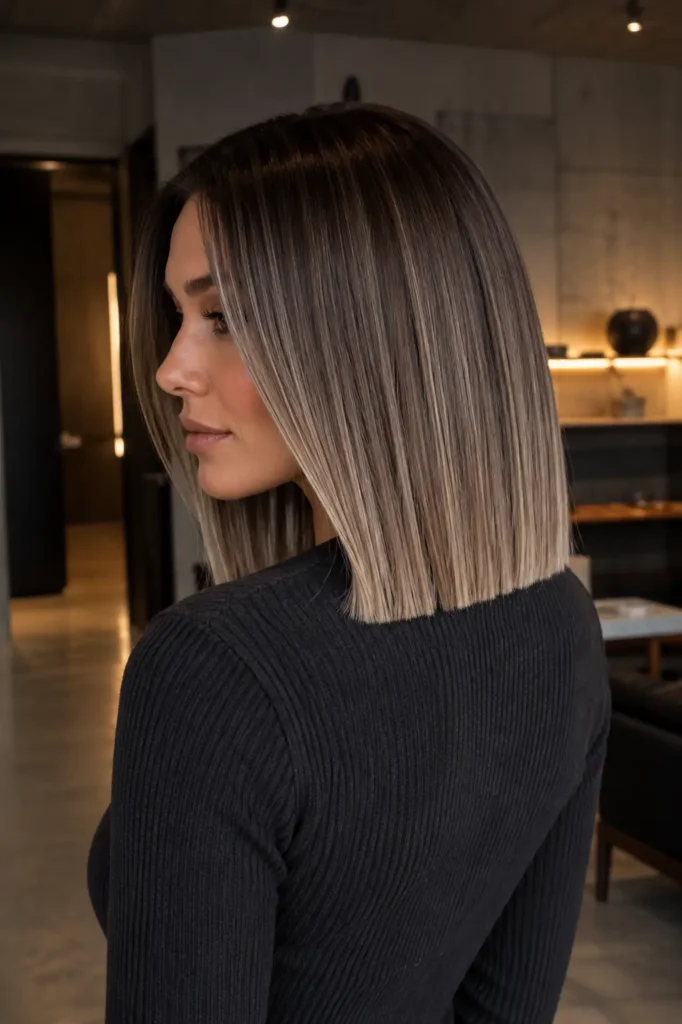 6. Mushroom Brown to Dirty Blonde Balayage