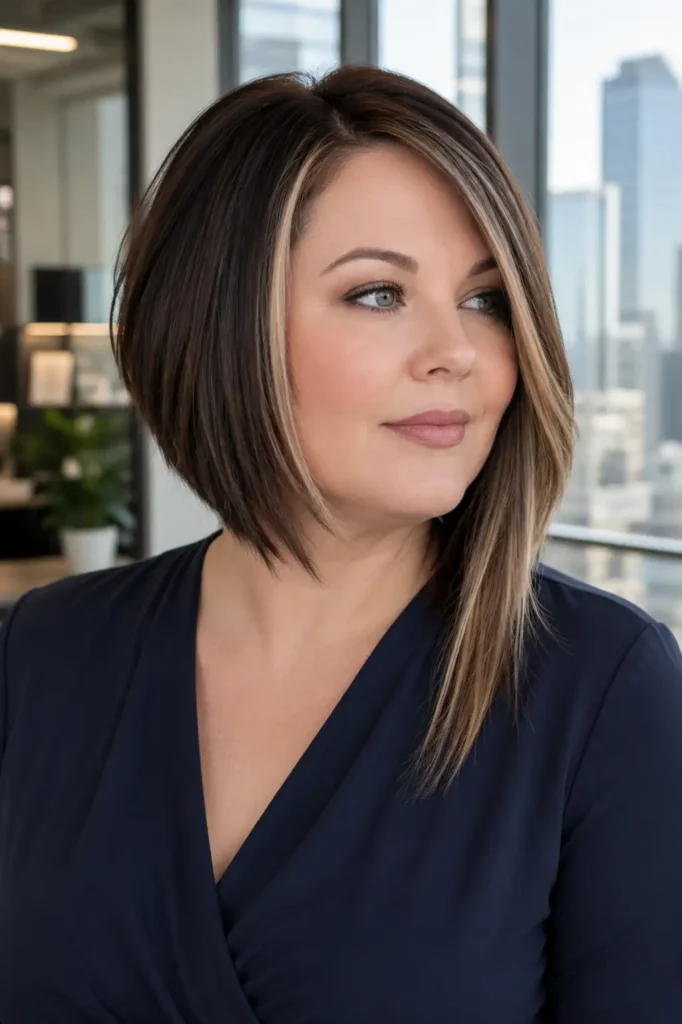 6. Short Choppy Bob Above the Jaw