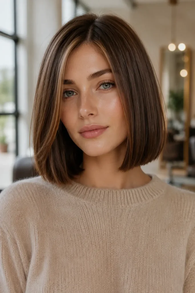 7. Medium Length Blunt Bob for Thin Hair