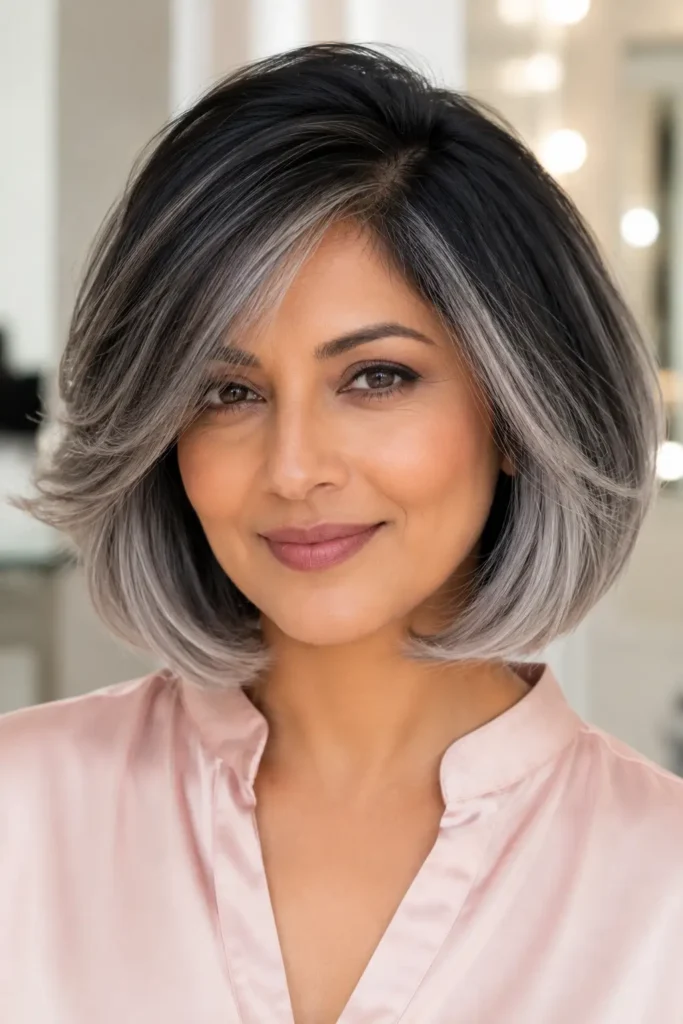 Short Bob Hairstyles for Thin Fine Hair 9 7. Stacked Bob