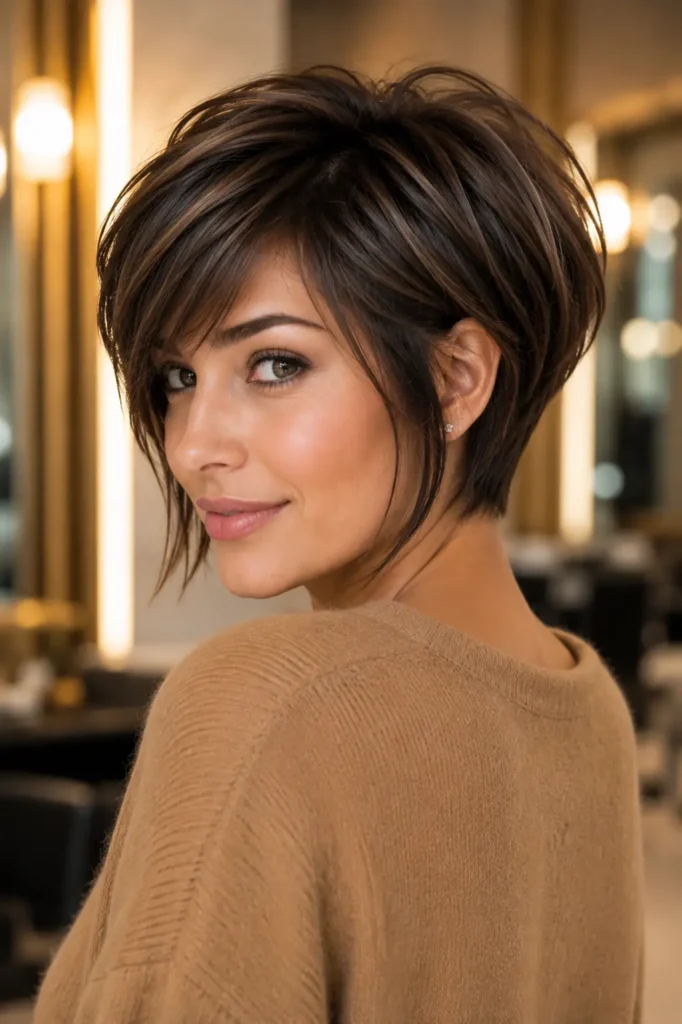7. Stacked pixie bob