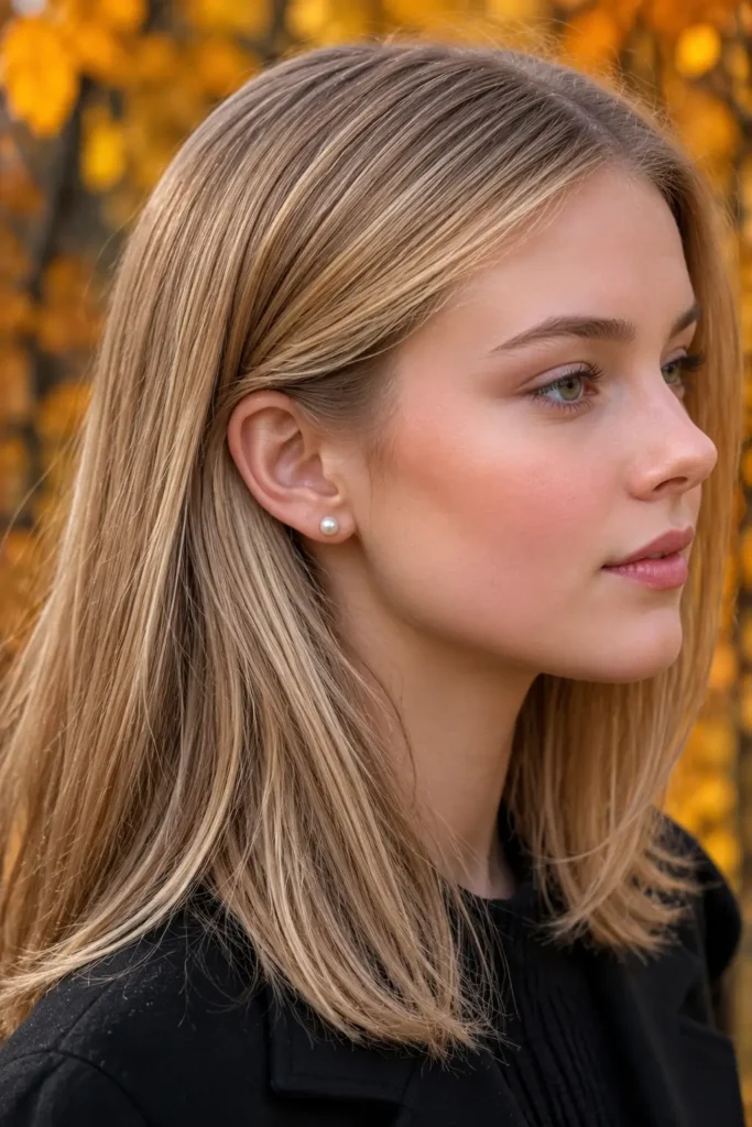 8. Rose Gold to Golden Blonde Transition