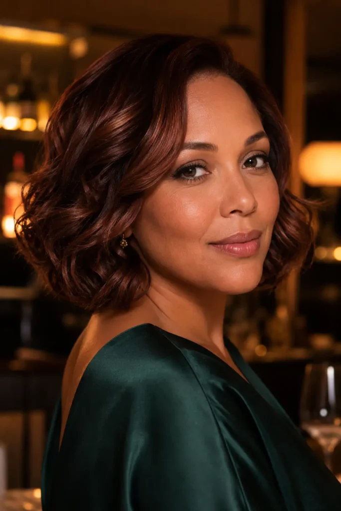 Short Bob Hairstyles for Thin Fine Hair 11 9. Side Parted Bob with Volume Blowout