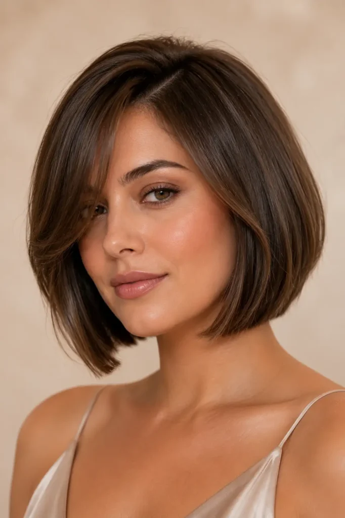 9. The Bob for Round Faces