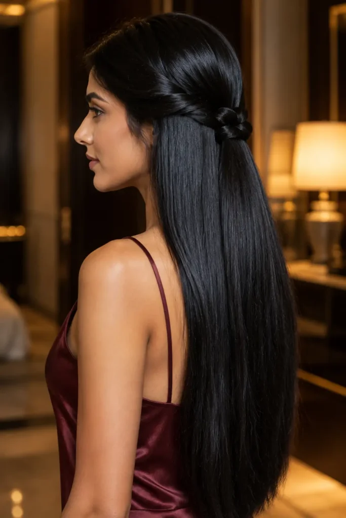 9. The Dutch Braid Half Up