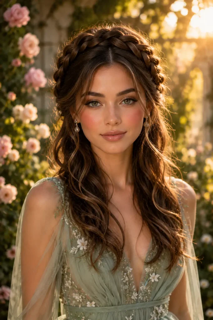 9. Twisted Crown Braid