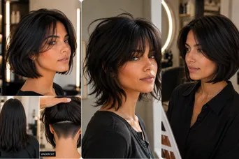 Short Bob Hairstyles for Dark Thin Fine Hair 2 Short Bob Hairstyles for Dark Thin Fine Hair