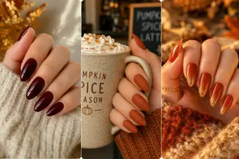 Almond Nail Designs for Fall