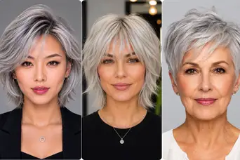 Hairstyles for Thin Fine Grey Hair