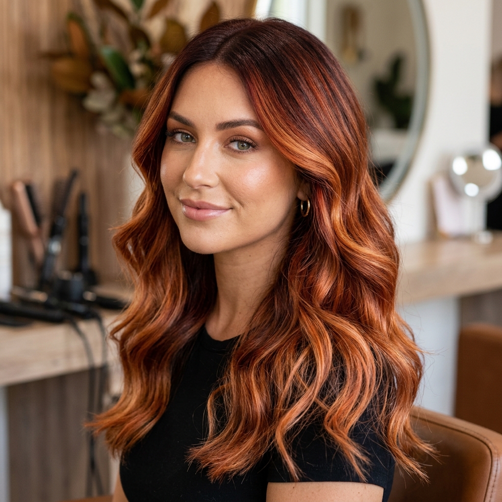 21 Red Copper Balayage Ideas