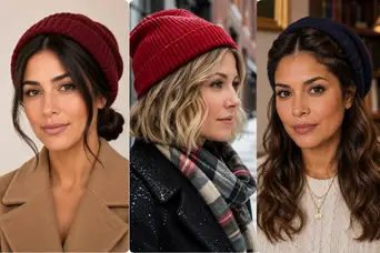 beanie hairstyles for women