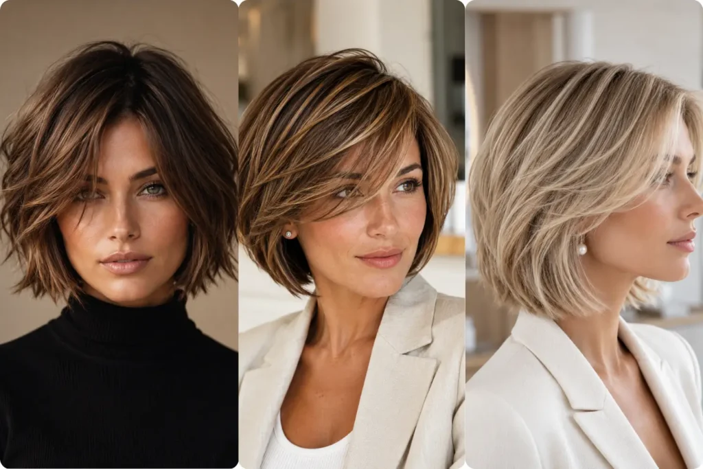 15 Layered Bob Haircuts