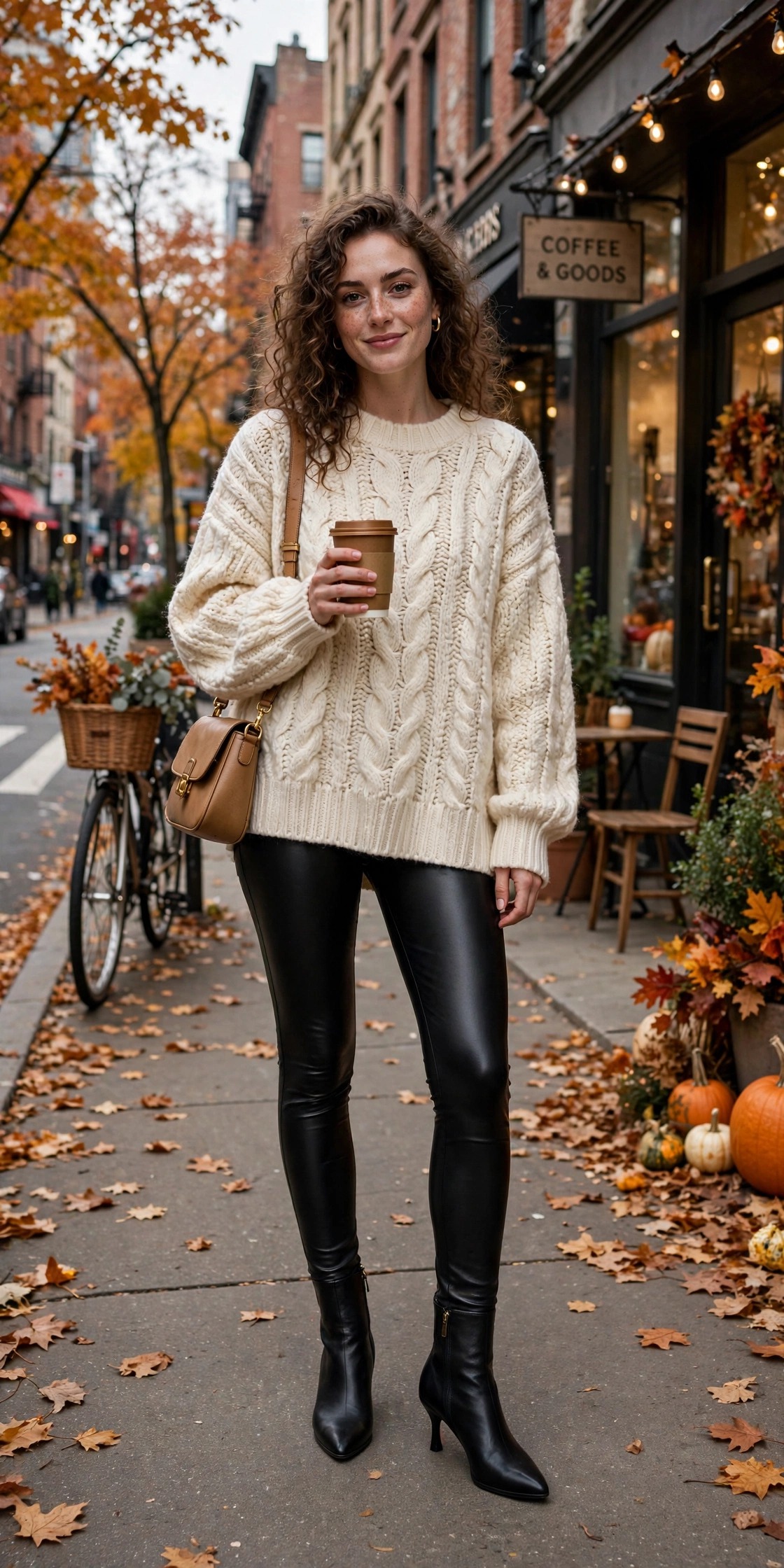12 Leather Leggings Outfits That Look Polished