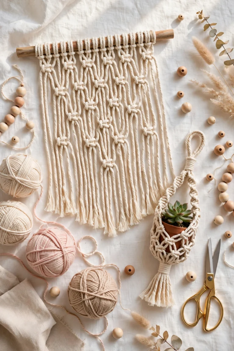 Macrame for Beginners: 8 Easy First Projects
