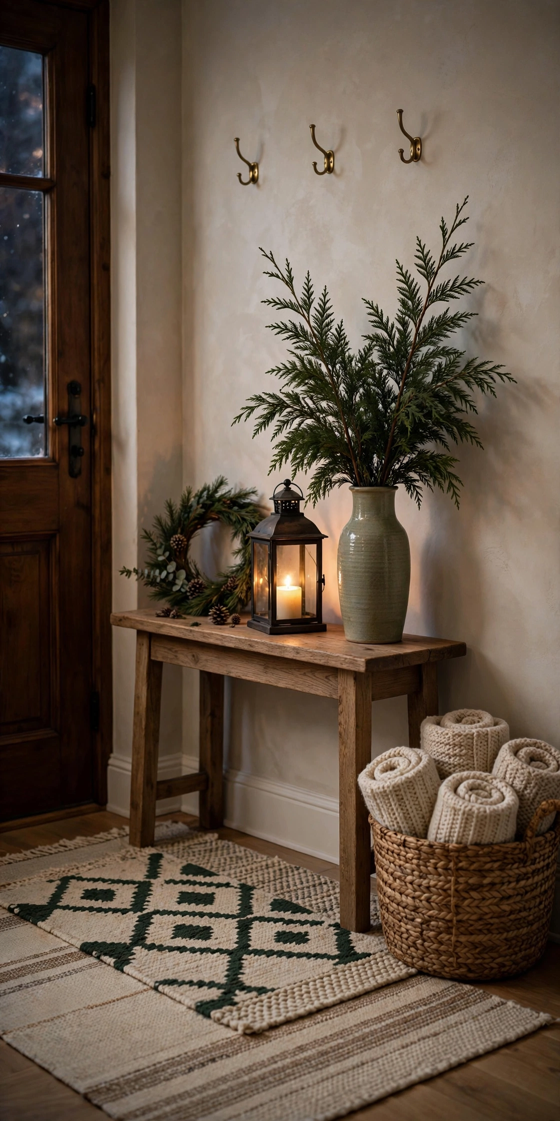12 Cozy Winter Entryway Decor Ideas